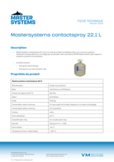 Mastersystems contact spray 22,1l - FT